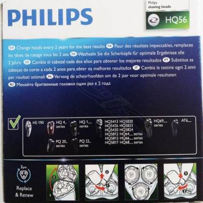 Philips HQ56 - HQ 55 3er Set Super Reflex, 6645 6695 6990 6970 6940