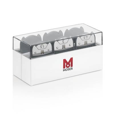 Moser 1801-7000 Box mit Magnet-Aufsteckkämme Set 1,5/3/4,5/6/9/12 mm