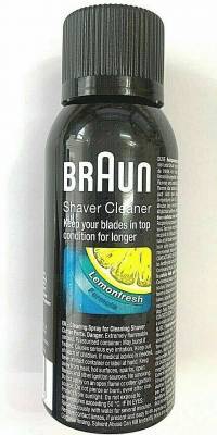 Braun Reiniger 3x 100 ml Reinigungsspray Shaver Cleaner Scherteile