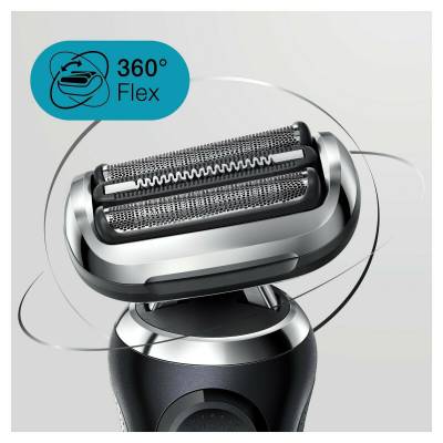 Braun Series 7 70-N1200s Rasierer 360°Flex Wet & Dry: inkl EasyClick + Reiseetui