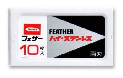 10x Feather FH-10 Double Edge Rasierklingen für Rasierhobel made Japan
