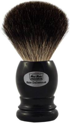 Hans Baier Rasierpinsel Dachshaar shaving brush Graudachs Größe 1 Germany 51011