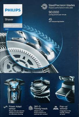 Philips Shaver Series 5000 Nass- und Trockenrasierer / S5588