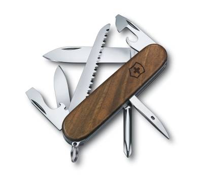 Victorinox 1.4611.63 Hiker Wood - Taschenmesser mit 11 Funktionen