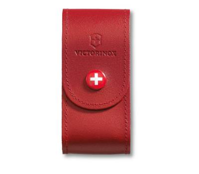 Victorinox Gürteltasche Leder rot 5-8 Lagen - 4.0521.1