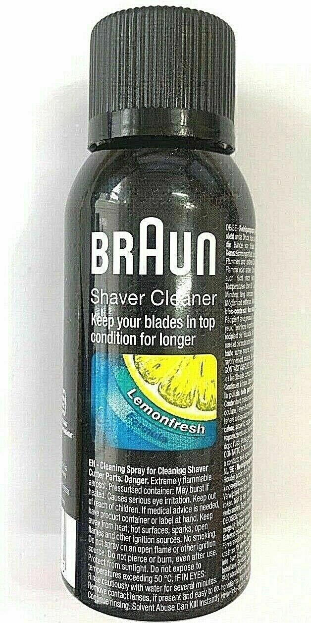 3x Braun Shaver Cleaner - Reinigungsspray