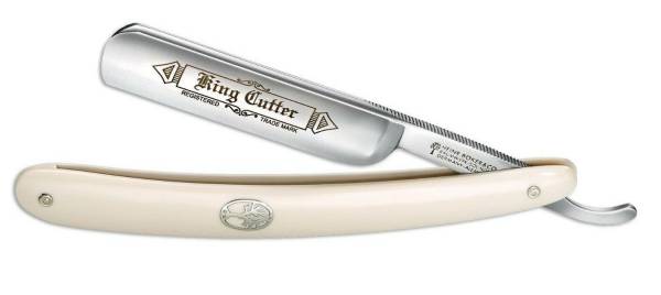 Böker Rasiermesser KING CUTTER 5/8" weiß straight razor white Solingen - 140624