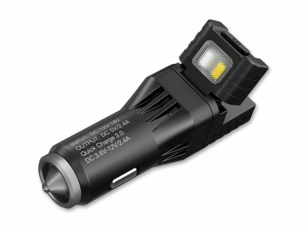 Nitecore 09JB989 VCL10 All-in-One Charger Multifunktions-USB-Ladegerät 12V KFZ